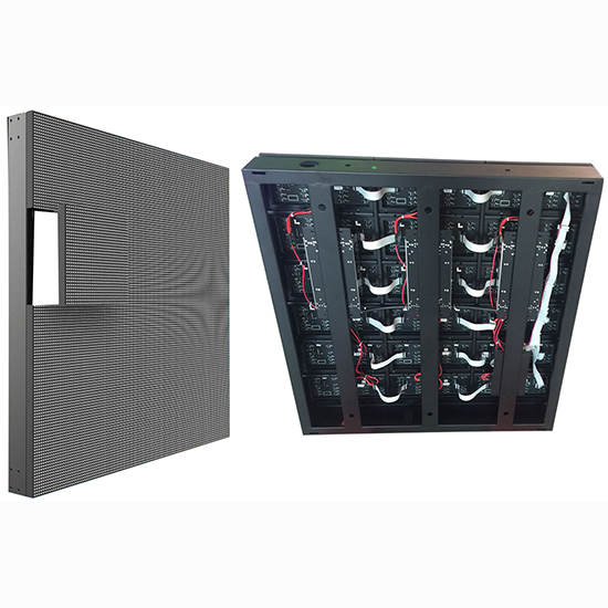 Pantalla LED de mantenimiento frontal de bajo costo para interiores con módulo de imanes de servicio frontal para instalación fija