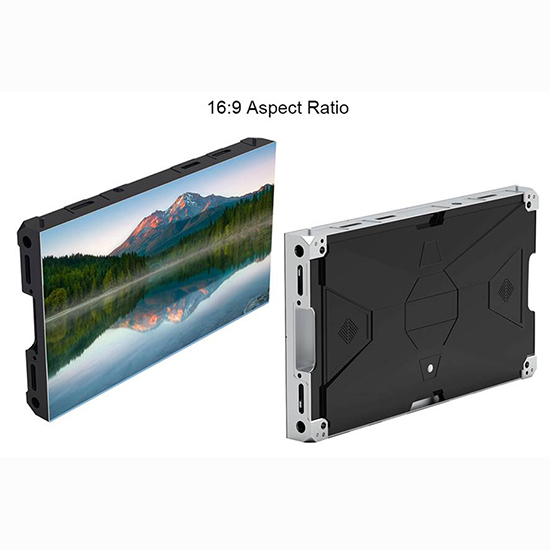 Televisor LED HD 4K y 2k de la serie LSA para interiores con panel de servicio frontal con relación de aspecto de 16: 9 Pantalla de pared de video LED con paso de píxeles pequeños