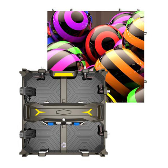 Pantalla LED curva de alquiler interior rentable serie LDR Panel de alquiler de aluminio fundido a presión de 500x500 mm con lámpara LED y diseño de protección de módulo LED