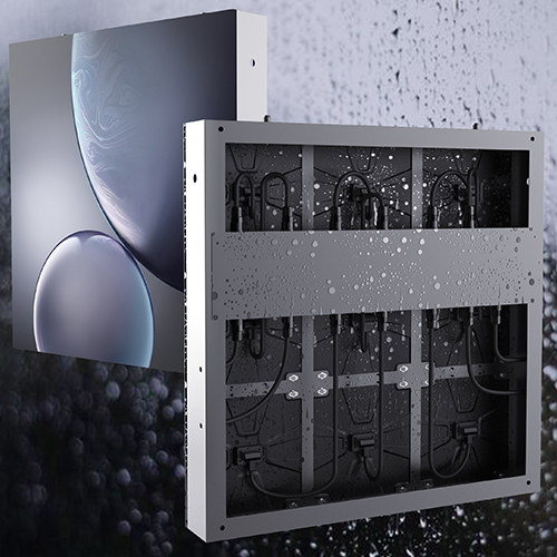 Pantalla LED modular de mantenimiento frontal SMD de ultra alto brillo para exteriores de la serie OFC con panel antipolvo liviano y azulejo LED a prueba de agua para tablero de video LED
